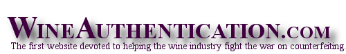 WineAuthenication.com Home Page